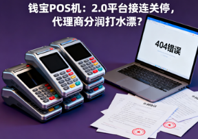 钱宝POS机：2.0平台接连关停，代理商分润打水漂？