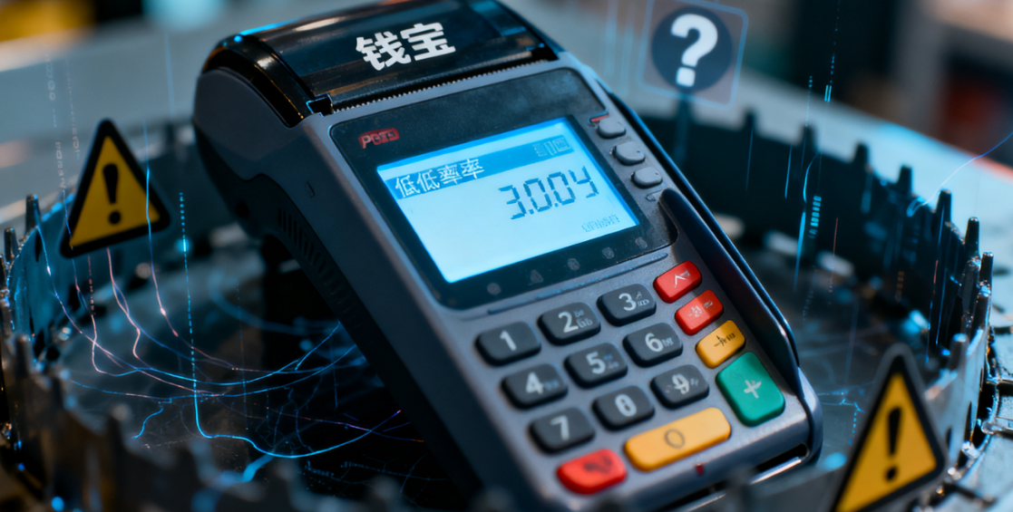 鲲鹏POS机：低费率POS机暗藏盗刷陷阱？
